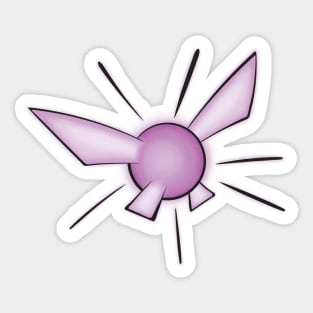 Glowing Fairy, Purple Sticker